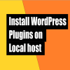 How to install wordpress plugins on localhost